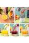 Portable Blender, Electric Citrus Juicer Rechargeable Hands-Free Masticating Orange Juicer - 2