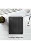 Smart Auto Wake/Sleep Cover with Built-in Pencil Holder Trifold Case for Apple iPad 10th Gen Black - 7