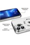 Case Compatible with iPhone 15 Pro, Magnetic Clear Phone Case, Transparent Electroplated Case for Women/Girls/Men - 3