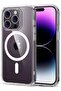iPhone 14 Pro Max Meg-safe case | Anti Yellowing clear case | ultra slim Anti-Scratch Hard back cover