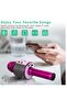 Wireless Bluetooth Karaoke Microphone for Kids, 5-in-1 Portable Handheld Karaoke Mic Speaker Player Recorder - 3