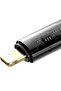 CA-1590/CA-1591 1.2 Meter 3A 36W Type-C to Lightning Transparent Data Cable - 4
