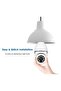 Bulb Camera 1080P, Night Vision IP Camera, PTZ Camera, 4X Digital Zoom Monitor, Home Security System, WiFi Camera Full Color - 4