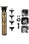 Electric Pro Li Outliner Grooming Zero Gapped Baldheaded Hair Clippers Cordless Trimmer (Gold)