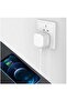 Galaxy A04/A04s/A04 Core 20W Dual Port USB C Fast Charger PD&QC 3.0 Wall Adapter (WHITE) - 6
