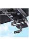 C192 Clip-on Rotating Car Rearview Mirror Mount Adjustable Bracket for 4-6.7inch Phone Holder. - 2