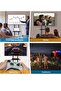 Mobile TV Cart with Wheels for 32-65 Inch LCD LED Plasma Flat Screen TVs - Height Adjustable Rolling TV Stand - 4