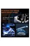5 in1 Magnetic for iPhone 15 Pro Max Case Black with MagSafe - Military Grade Shockproof Phone Case Cover - 4