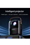 A008 Intelligent Screen Projector 5G WiFi Bluetooth Quadrangle Trapezoid 1080P Android Projector For Move Music TV Game Casting - 5