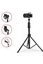 MT39 61inch Aluminum Extendable Cell Phone Tripod Stand with Selfie Stick Tripod and Phone Clip - 2