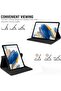 Galaxy Tab A9 Case - 360° Rotatable Tablet Cover for Samsung Tab A9 8.7 Inch - Black - 3