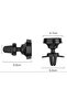 Mobile Magnetic Car Holder Black 360 Degree Magnetic Mount Air Vent Cradle Compatible with iPhone - 3