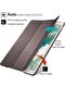 Slim Fit Smart Folio Case for iPad Mini 5 – Black Rubber Coated Hard Cover, Lightweight, Navy Blue with Wake/Sleep Function - 4