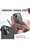 Sleek Tempered Glass Camera Lens Protector for iPhone 16/iPhone 16 Plus - HD Clarity with Automatic Alignment & Stylish Metal Rings - Elegant Silver - 3