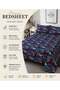 King Size Music Print Bedsheet Set 3PCS – 125 GSM Soft Breathable Fabric, Fade Resistant & Du - 4