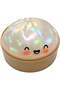 Simulation Glitter Dumpling Fidget Toy, Soft Squeeze Squishy Toy with Steamer Box (Random Color)