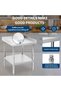 - NSF Certified Stainless Steel Table - 650 lb Capacity with Adjustable Legs and 2 Inch Edge Baffle, 30 x 30 x 30 Inches for Hotel, Home and Commercial Kitchen - 7