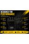 Weight Lifting Gloves with Wrist Support Strap | Half Finger Gym Workout Gloves for Men & Women | Anti-Slip Fitness Training Gloves | Black - 6
