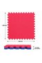 EVA Interlocking Floor Mat Set 10 PCS | 1m x 1m Gym Flooring Tiles | 25mm Thick Shock Absorbing Exercise Mat | Home Gym, Fitness & Martial Arts Flooring - 3