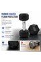 Hex Dumbbell 5kg Pair – Rubber Coated Hexagonal Dumbbells for Strength Training, Home Gym & Fitness Workouts (2 x 5kg) - 4