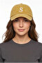 Letter S Yellow Embroidered Washable Vintage Unisex Hat