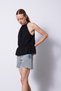 Lace-Detail Muslin Top