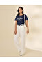 Women's Navy Graphic T-Shirt - 5