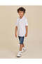 Boys Cream & Dark Green Polo T-Shirts (Pack Of 2) - 7