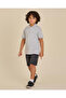 Boys Grey Melange & Black Polo T-Shirts (Pack Of 2) - 7