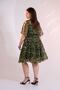 Women's Plus Size Chiffon Floral Dress - 5