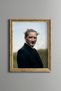 Ataturk Portrait - Vintage Patterned Painting - Fine Model