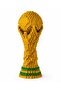 World Cup Trophy Model Building Block Set – 3D Mini Building Toy – Collectible Assembly Model 15 cm