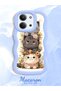 Redmi 15C 5g Compatible Case Camera Protector Blue Silicone Couple Phone Case Cat Pattern - 2
