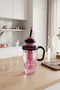 Ice Bottle Detox Water Bottle with Straw 1300 ml - 2