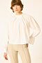 Pleated Skirt with Peplum Bluse - 4