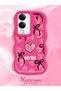 Vivo Y19E Compatible Case Camera Protector Red Silicone Couple Phone Case Heart Pattern - 2