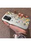 Poco F7 5g Compatible Silicone Edge Hard Back Case Couple Phone Case with Floral Pattern - 2