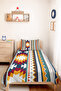 Ethnic Geometric Turquoise Young Room Single Pique Set - Bohemian Mustard 160X220 cm Bedspread - 2