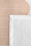 Orange Geometric Modern Young Room Single Pique Set-Minimal 160X220 cm Quilted Bedspread - 7