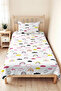 Rainbow Pink Girl's Decorative Pique Set-Cloud Pastel Yellow Baby Room Bedspread-160X220Cm - 6