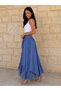 Women's Original Italian Cotton Fabric Silk Skirt 38-44 - 4