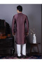 Mens Self Design Cotton Silk Kurta Set - 2