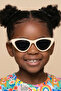 Batt Beige Black Girls' Sunglasses