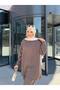 Oversize Modal Bat Cut Blouse, Carrot Cut Shalwar Set - 2