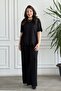Sweatpants Set with Guipure Stone Detail at the Hem - 5