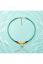 Daisy Figured Turquoise Beaded Women's Necklace - 2