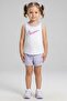Toddlers Girl 2 Pieces Sleeveless T-Shirt And Shorts Set, Multicolor