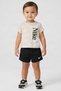 Toddlers Girl 2 Pcs Graphic Print T-shirt And Shorts Set, Multicolor
