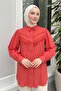 Tassel Detailed Shirt 2109 - Red