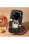Vivo X200 Pro Compatible Case Camera Protective Black Silicone Couple Phone Case Owl Patterned - 2
